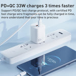 WK WP-U140 33W 파워 시리즈 USB+USB-C/타입-C 고속 충전기, 사양: US 플러그, 33W US 플러그