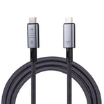 10Gbps 8K USB-C/Type-C에서 USB-C/Type-C 비디오 케이블, USB 3.2 호환, 길이: 1m, 10Gbps Type-C에서 Type-C