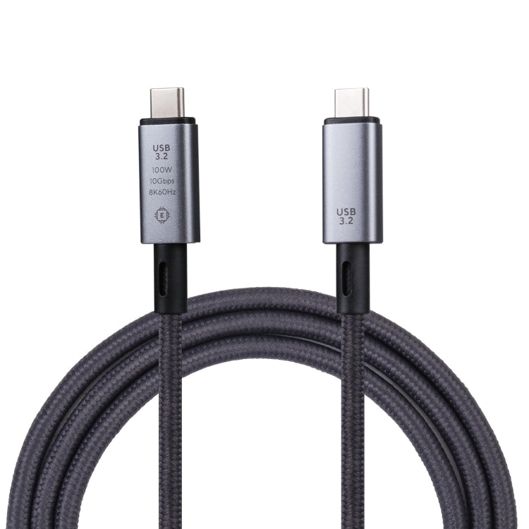 10Gbps 8K USB-C/Type-C에서 USB-C/Type-C 비디오 케이블, USB 3.2 호환, 길이: 1m, 10Gbps Type-C에서 Type-C