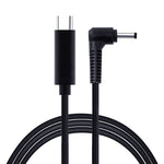 USB-C / Type-C to 4.0 x 1.7mm 노트북 전원 충전 케이블, 케이블 길이: 약 1.5m, Type-C to 4.0 x 1.7mm 총알형 헤드