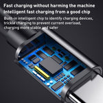 USB-C / Type-C to 4.0 x 1.7mm 노트북 전원 충전 케이블, 케이블 길이: 약 1.5m, Type-C to 4.0 x 1.7mm 총알형 헤드