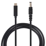USB-C / Type-C에서 5.5 x 2.1mm 노트북 전원 충전 케이블, 케이블 길이: 약 1.5m, Type-C에서 5.5 x 2.1mm