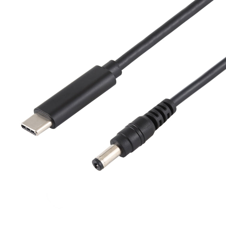 USB-C / Type-C에서 5.5 x 2.1mm 노트북 전원 충전 케이블, 케이블 길이: 약 1.5m, Type-C에서 5.5 x 2.1mm