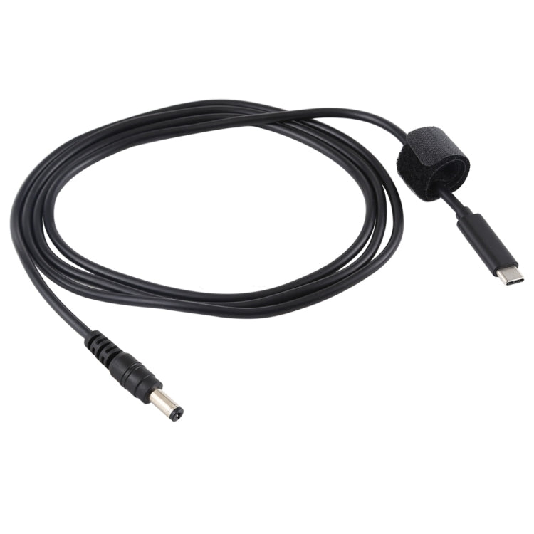 USB-C / Type-C에서 5.5 x 2.1mm 노트북 전원 충전 케이블, 케이블 길이: 약 1.5m, Type-C에서 5.5 x 2.1mm