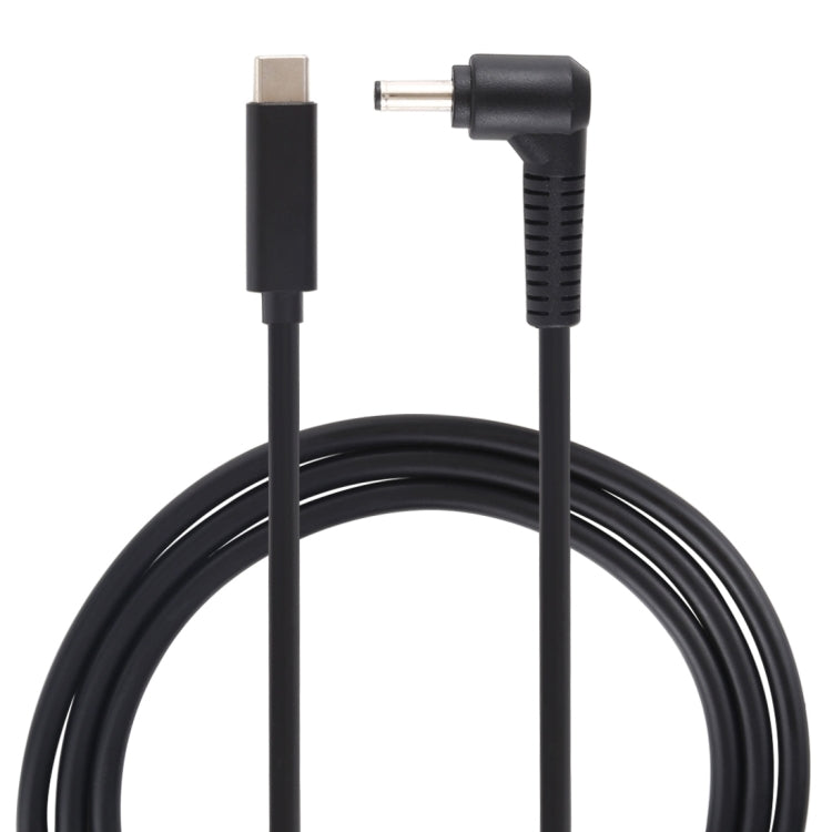 USB-C / Type-C에서 4.0 x 1.35mm 노트북 전원 충전 케이블, 케이블 길이: 약 1.5m, Type-C에서 4.0 x 1.35mm