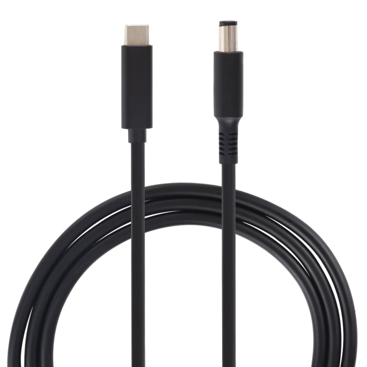 델 노트북용 USB-C / Type-C에서 7.4 x 5.0mm 전원 충전 케이블, 케이블 길이: 약 1.5m, Type-C에서 7.4 x 5.0mm 델 노트북용