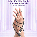 JOYROOM S-AL012A14 멀티컬러 시리즈 2.4A USB to 8핀 고속 충전 데이터 케이블, 길이:1.2m, USB to 8핀