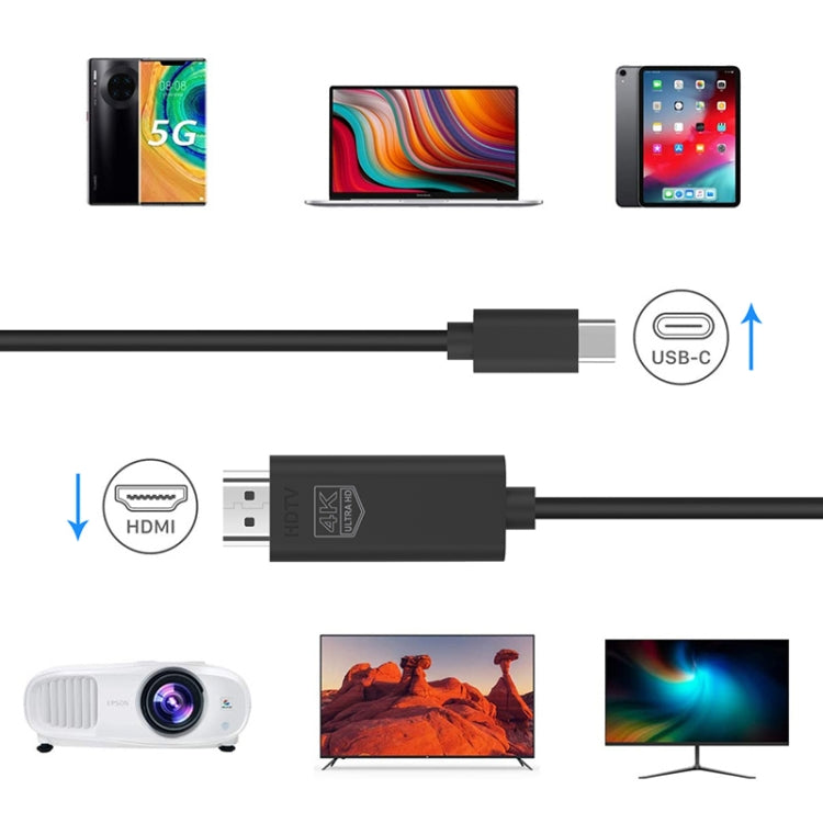 Onten UC503 USB-C / 타입-C 4K 30Hz HDTV 케이블, UC503