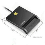 ROCKETEK SCR1-C CAC ID SIM 칩 스마트 카드 리더기, SCR1-C