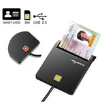 ROCKETEK SCR1-C CAC ID SIM 칩 스마트 카드 리더기, SCR1-C