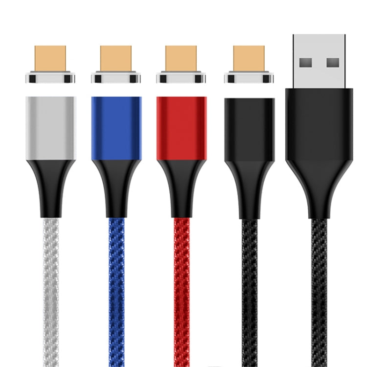 M11 5A USB to Micro USB 나일론 꼬임 자석 데이터 케이블, 케이블 길이: 2m, Micro USB