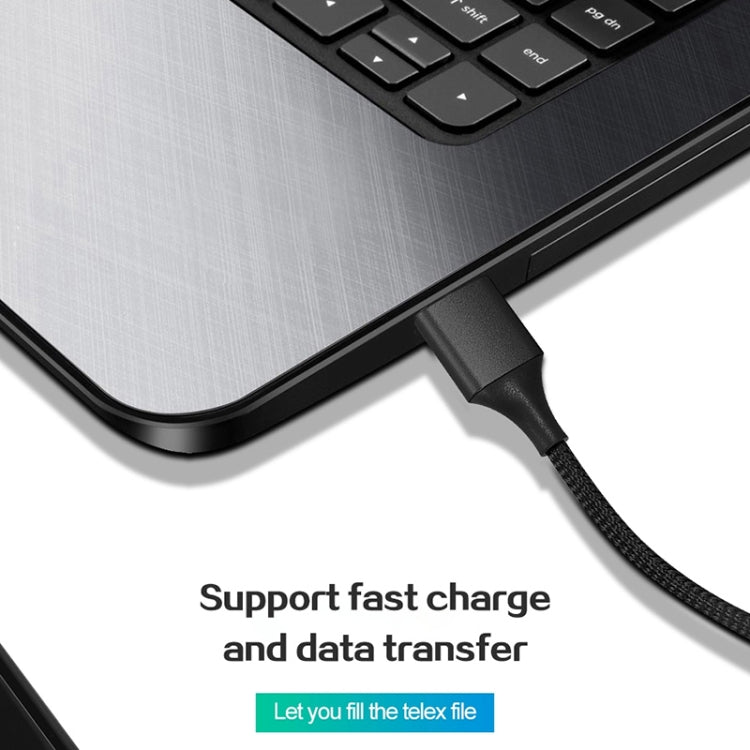 M11 5A USB to Micro USB Nylon Braided Magnetic Data Cable, Cable Length: 2m, Micro USB