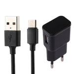 5V 2.1A 지능형 인식 USB 충전기 1m USB to USB-C / Type-C 충전 케이블 포함, 유럽 플러그