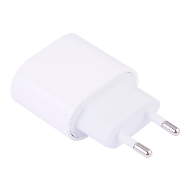 18W Type-C / USB-C PD 고속 충전 전원 어댑터, 유럽 플러그, 유럽 플러그