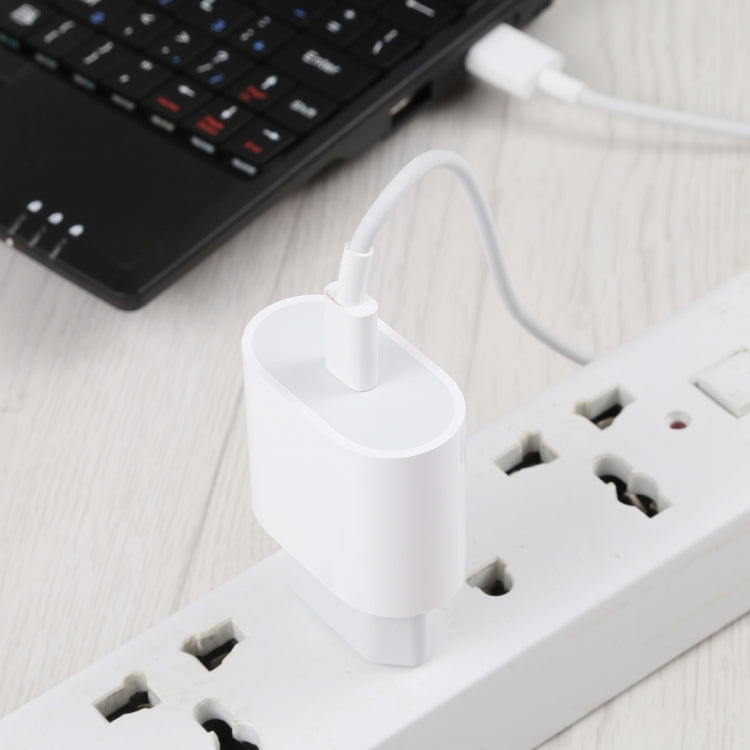 18W Type-C / USB-C PD 고속 충전 전원 어댑터, 유럽 플러그, 유럽 플러그