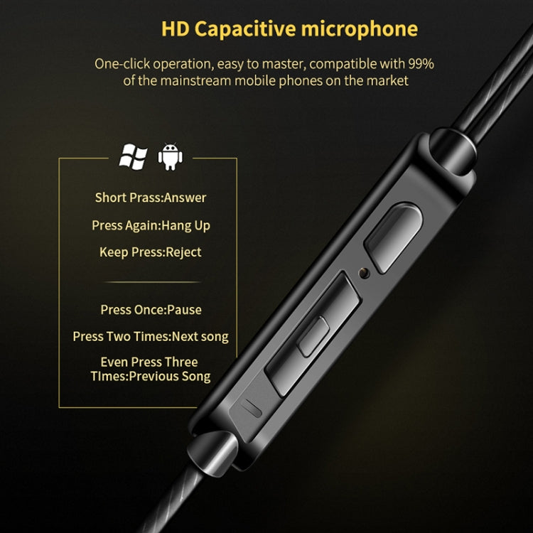 QKZ CK3 HIFI 인이어 4유닛 음악 헤드폰