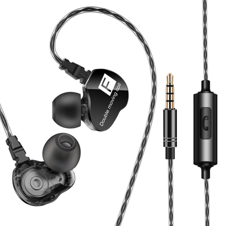 QKZ CK9 HiFi 인이어 4유닛 스포츠 음악 헤드폰