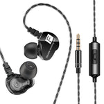QKZ CK9 HiFi 인이어 4유닛 스포츠 음악 헤드폰
