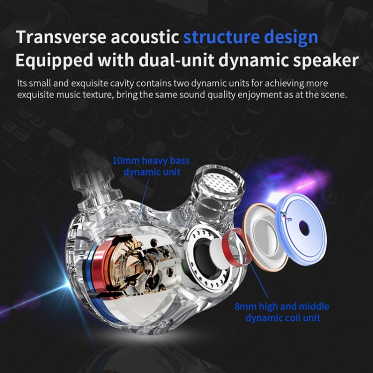 QKZ CK9 HiFi 인이어 4유닛 스포츠 음악 헤드폰