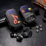 QKZ CK9 HiFi 인이어 4유닛 스포츠 음악 헤드폰