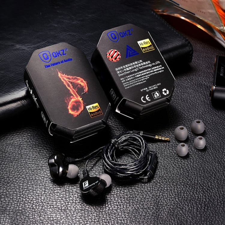 QKZ CK9 HiFi 인이어 4유닛 스포츠 음악 헤드폰