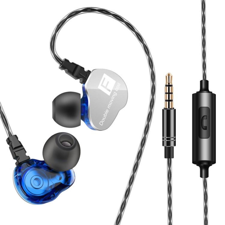 QKZ CK9 HiFi 인이어 4유닛 스포츠 음악 헤드폰