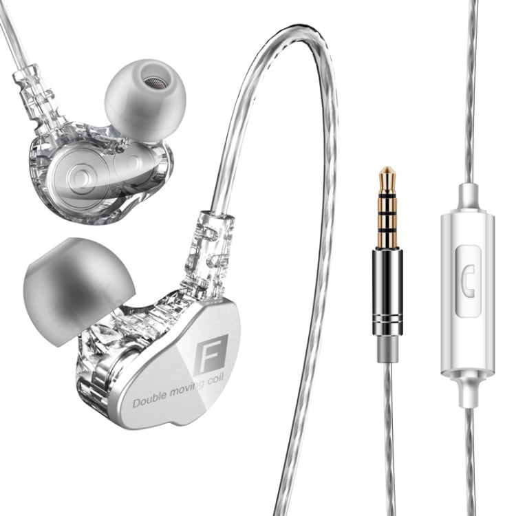 QKZ CK9 HiFi 인이어 4유닛 스포츠 음악 헤드폰