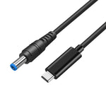 HP용 USB-C / Type-C에서 4.5 x 3.0mm 노트북 전원 충전 케이블, 케이블 길이: 약 1.5m, Type-C에서 4.5 x 3.0mm