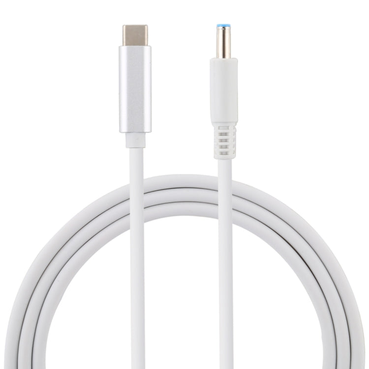 HP용 USB-C / Type-C에서 4.5 x 3.0mm 노트북 전원 충전 케이블, 케이블 길이: 약 1.5m, Type-C에서 4.5 x 3.0mm
