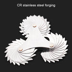 51 PCS US Screw Pitch Thread Blades 60 Degrees CR Stainless Steel Thread Gauge, 51 PCS Thread Gauge