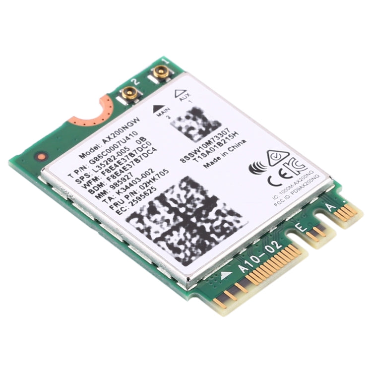 듀얼 밴드 AX200 2400Mbps 무선 AX200NGW NGFF M.2 블루투스 5.0 와이파이 네트워크 카드 2.4G/5G 802.11 ac/ax