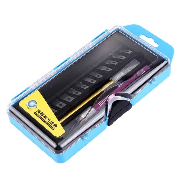 WLXY WL-9312 조각 칼 키트, 칼 길이: 15 / 14.5cm, WL-9312