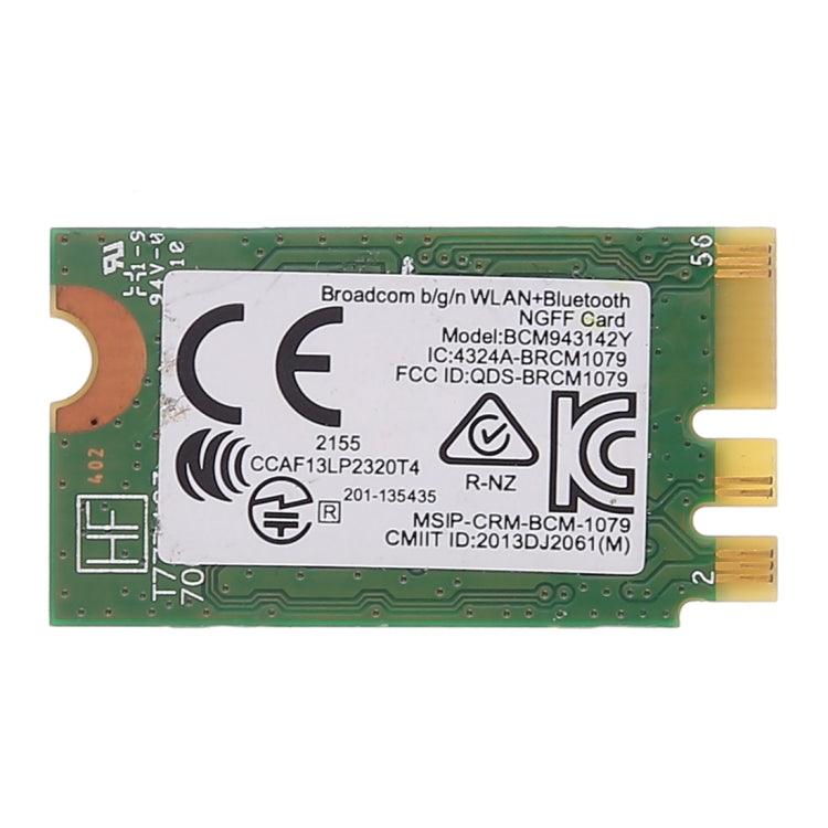 BCM943142Y M.2 NGFF 무선 150Mbps 802.11b/g/n 블루투스 4.0 네트워크 카드, BCM943142Y