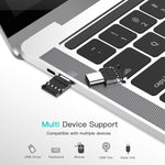 미니 알루미늄 합금 USB-C / 타입-C 수형 to USB 암형 OTG 어댑터 커넥터
