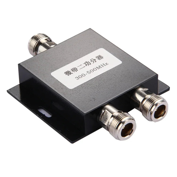 300-500MHz N 암 커넥터 2방향 전원 분배기, 어댑터 전원 분배기