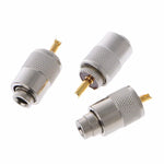10개 UHF 커넥터 플러그 PL-259 수컷 납땜용 RG8X 동축 케이블