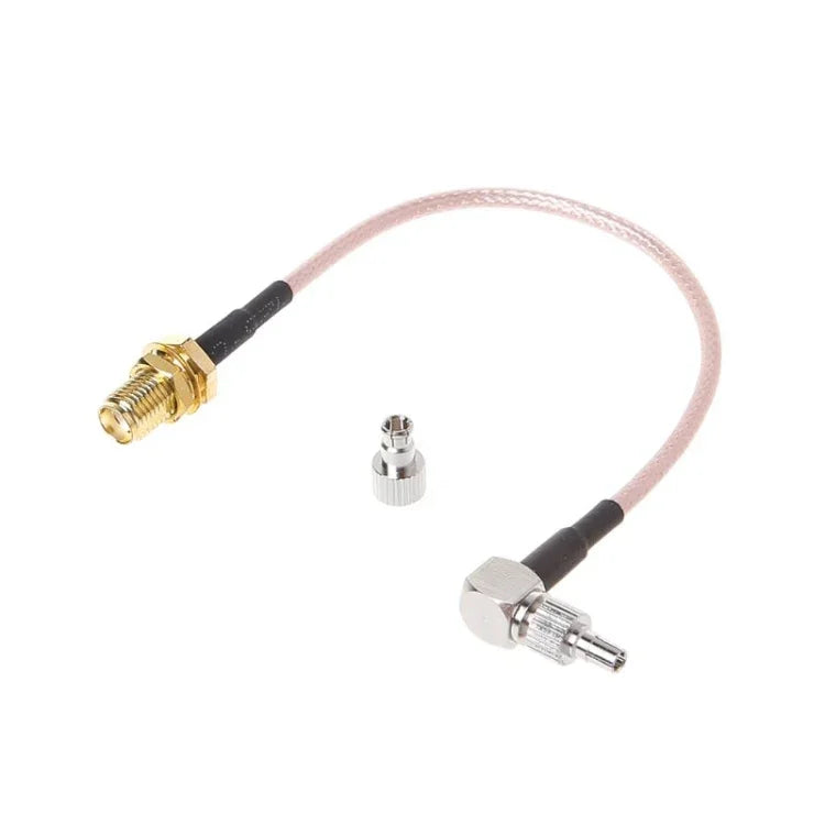 SMA 암컷 to CRC9 / TS9 더블 RF 동축 커넥터 RG316 어댑터 케이블, 길이: 15cm