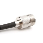 SMA 암컷에서 UHF SO239 PL259 암컷 RG58 돼지꼬리 케이블, 길이: 50cm