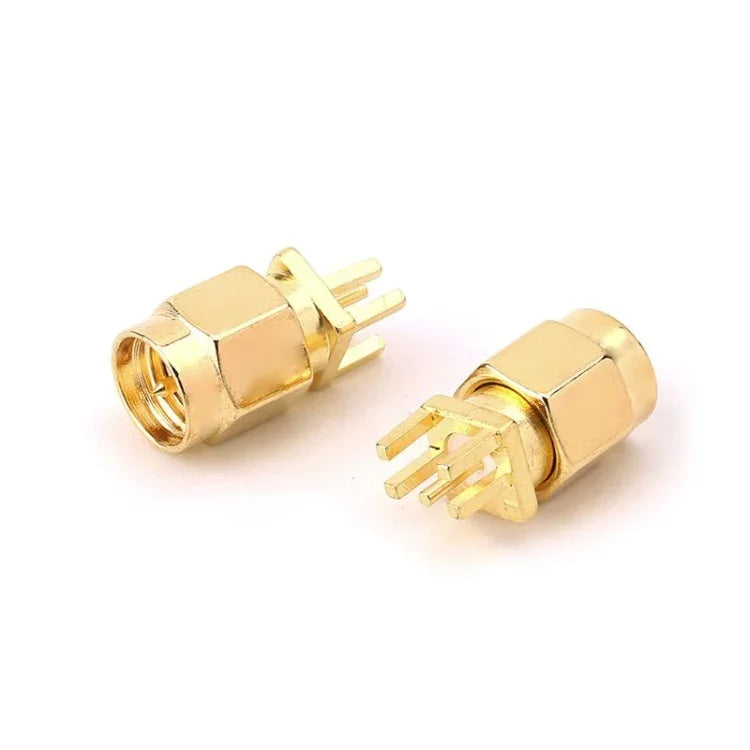 10개 1.6mm SMA 암컷 잭 PCB 클립 장착 RF 커넥터