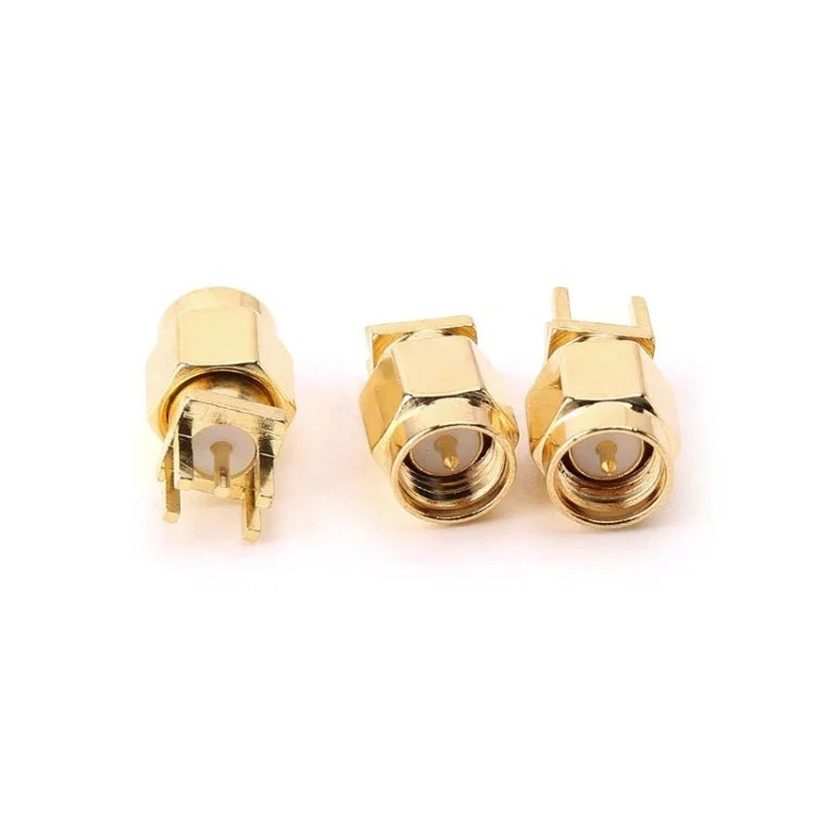 10개 1.6mm SMA 암컷 잭 PCB 클립 장착 RF 커넥터