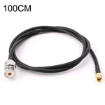 RG58 UHF 암컷에서 SMA 수컷 연결 케이블, 길이: 100cm, 길이: 100cm