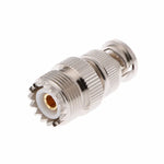 BNC 수컷 플러그에서 UHF SO239 UHF SO239 PL-259 암컷 잭 RF 어댑터