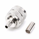 10개 UHF 수컷 PL259 플러그 압착 커넥터 어댑터, RG58 RG142 / 3D-FB용
