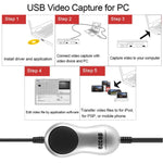 EZCAP USB 2.0 비디오 캡처 카드 장치, EZCAP 170