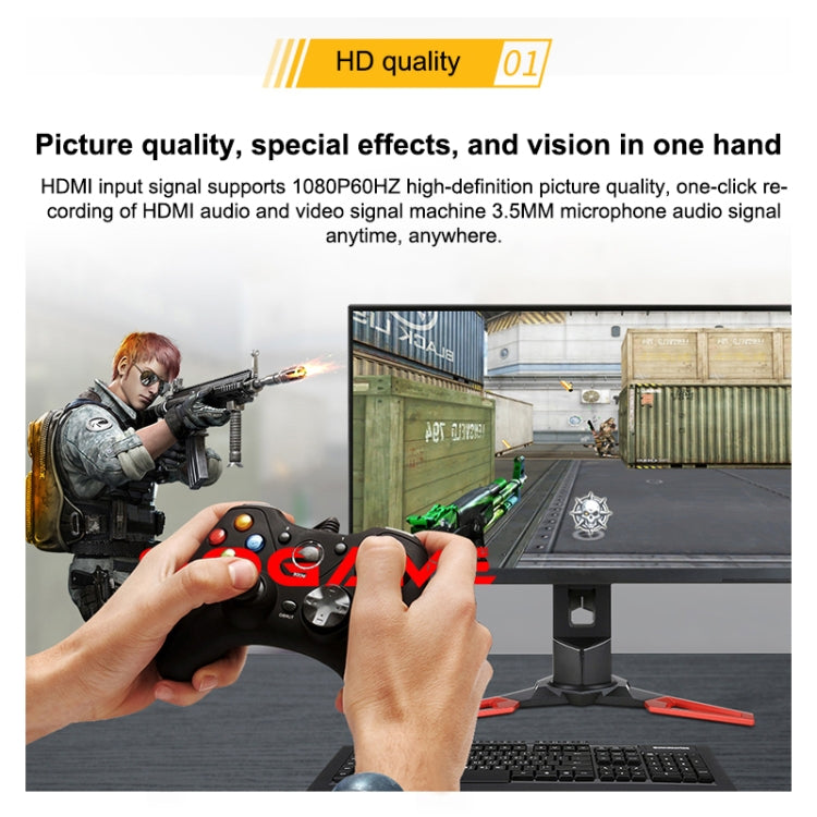EZCAP280H HD 비디오 캡처 카드 1080P HDMI 녹화 박스, EZCAP 280H
