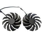 1쌍 88MM 4핀 컴퓨터 그래픽 카드 쿨링 팬 기가바이트 GeForce GTX1060 1070 GTX1050ti GTX960 RX570 RX470용