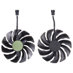 1쌍 88MM 4핀 컴퓨터 그래픽 카드 쿨링 팬 기가바이트 GeForce GTX1060 1070 GTX1050ti GTX960 RX570 RX470용