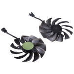 1쌍 88MM 4핀 컴퓨터 그래픽 카드 쿨링 팬 기가바이트 GeForce GTX1060 1070 GTX1050ti GTX960 RX570 RX470용