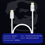 MECHANIC 라이트닝 최고 속도 전송 데이터 케이블 USB 라이트닝 케이블 Type-C to Type-C용, Type-C to Type-C용