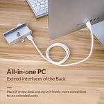 ORICO MH2AC-U3 클립형 2포트 USB3.0 허브 SD 카드 리더기 포함